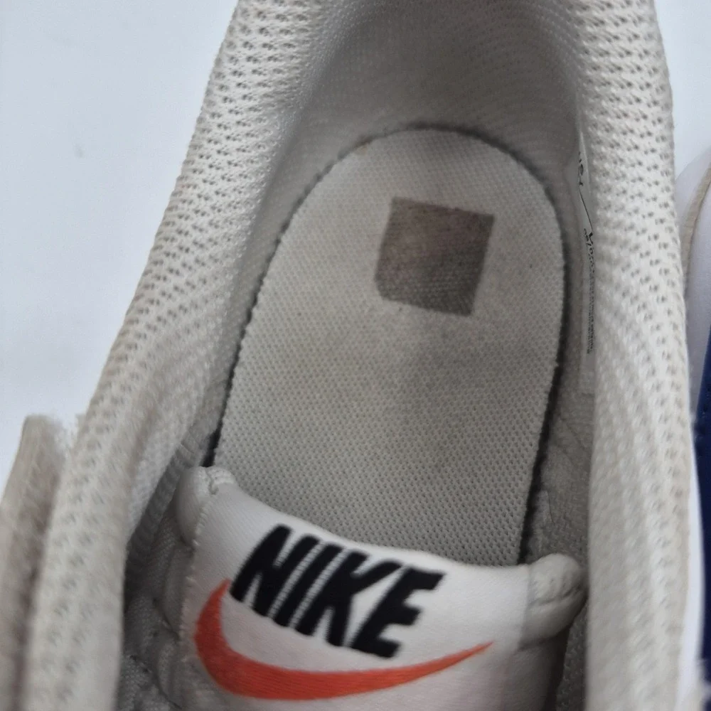 Nike Shoes Youth Size 2.5Y‎ White Blue Hook & Loop Casual Sneakers DA5381-101